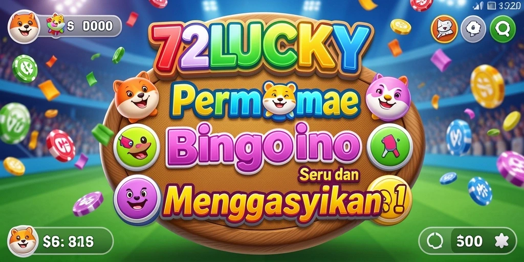 Gameplay seru Bingo di 72LUCKY yang mengasyikan.