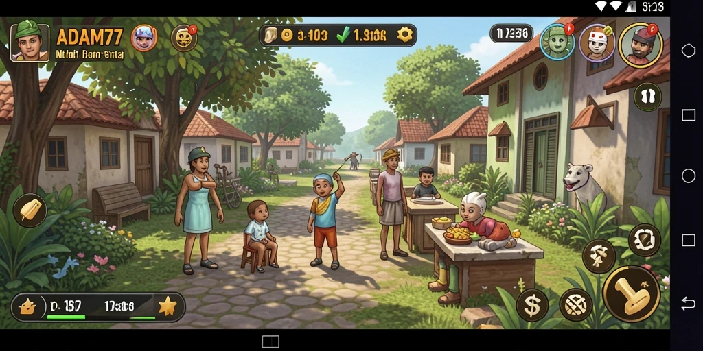 Screenshot ADAM77 menampilkan gameplay seru yang mengasyikkan.