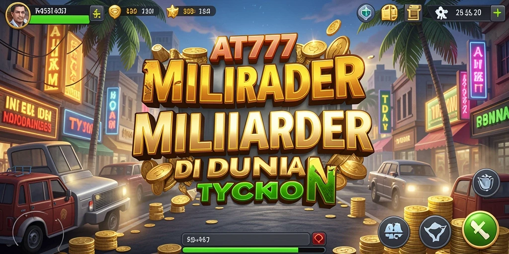 Screenshot gameplay AT777 menampilkan pengelolaan bisnis yang seru.