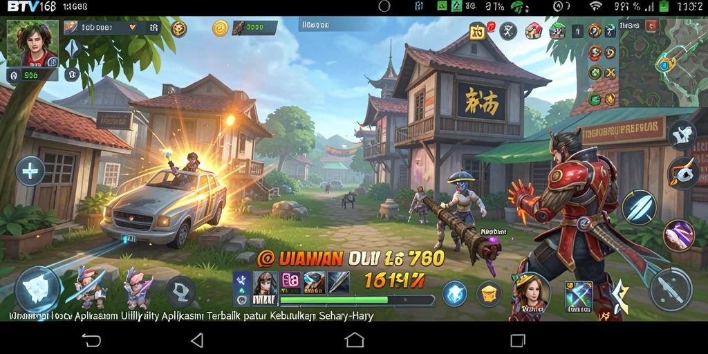 Tampilan antarmuka BTV168 yang modern dan intuitif.