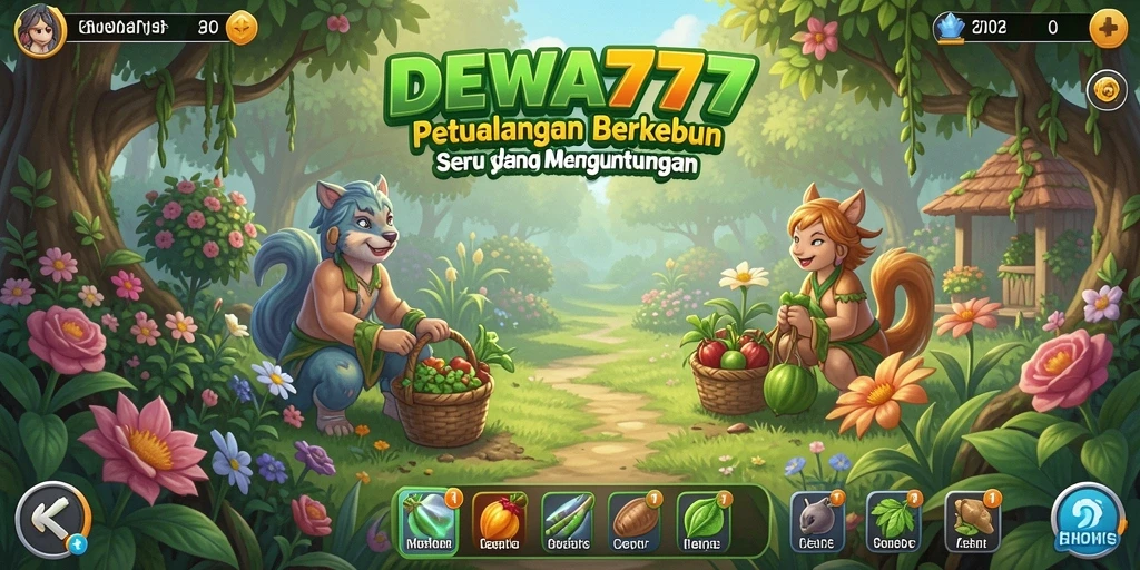 Tampilan gameplay DEWA777 yang menarik dan penuh warna.