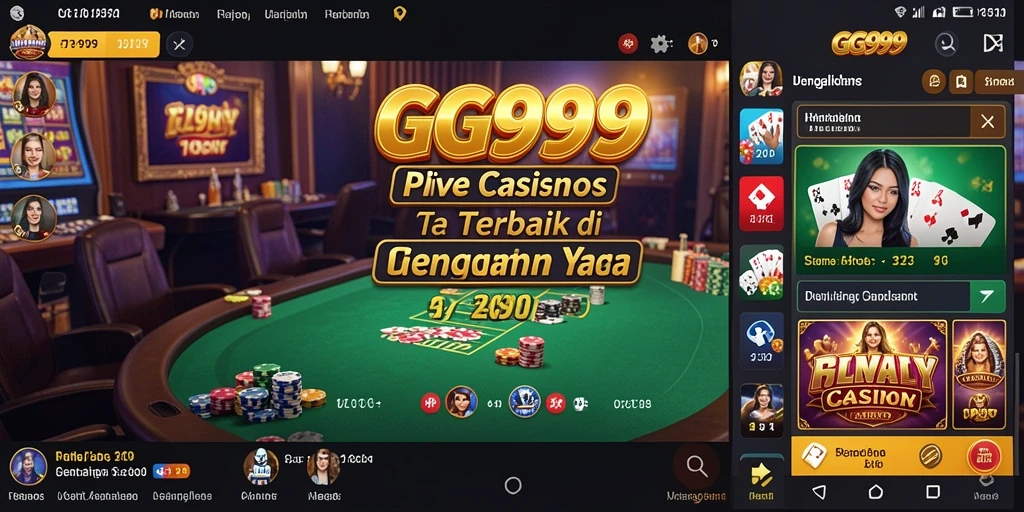 Gameplay Live Casino yang mendebarkan dan interaktif.
