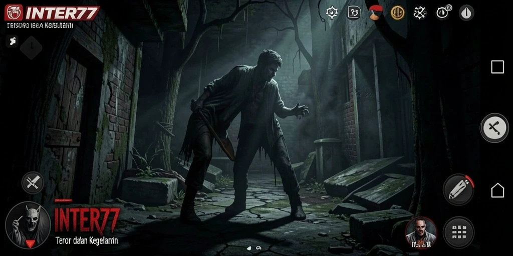 Tampak menyeramkan dari gameplay INTER77 yang mencekam.
