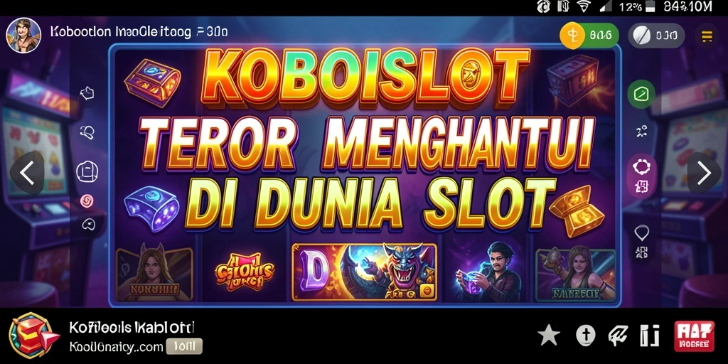 Gameplay KOBOISLOT menampilkan suasana horor yang intens dan menakutkan.