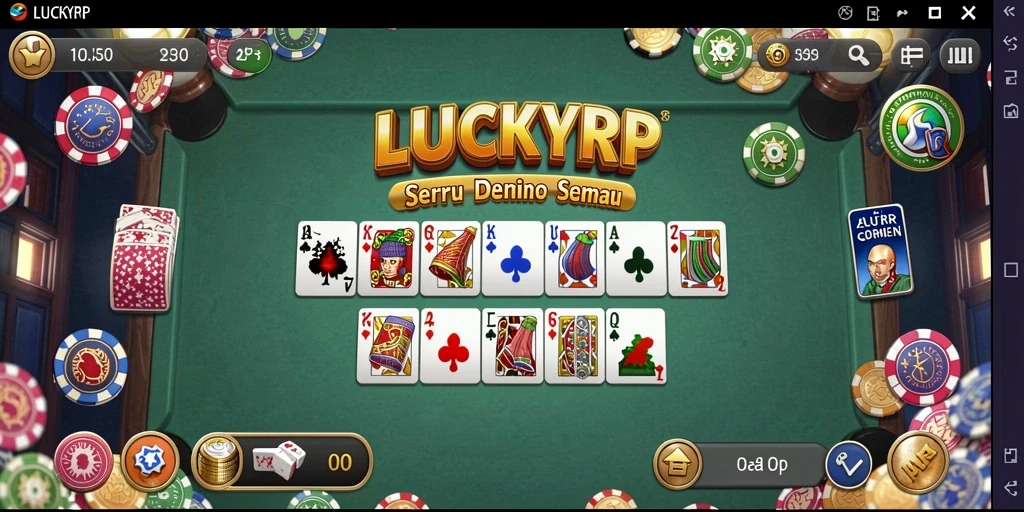 Tampilan gameplay menarik dalam permainan Domino