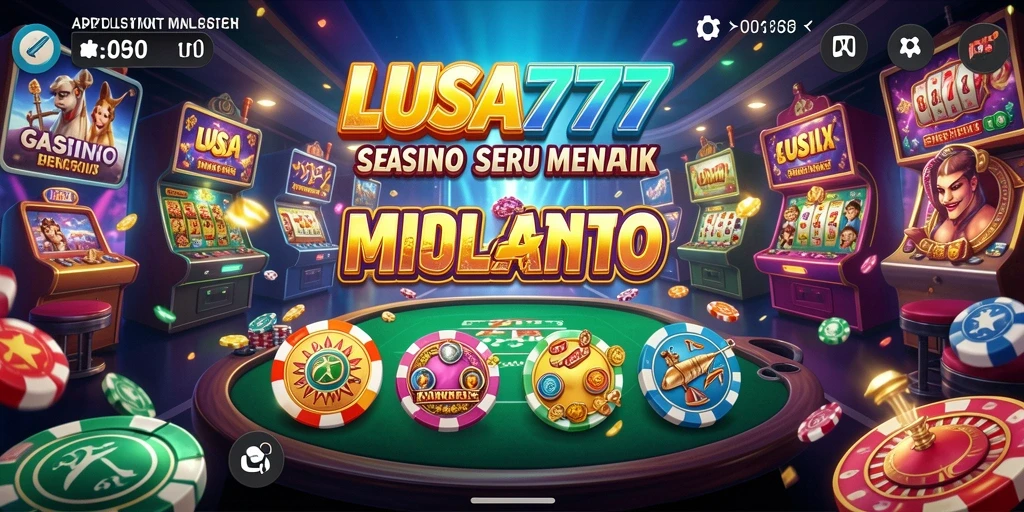 Tampilan gameplay seru dari LUSA777 yang menggugah selera.