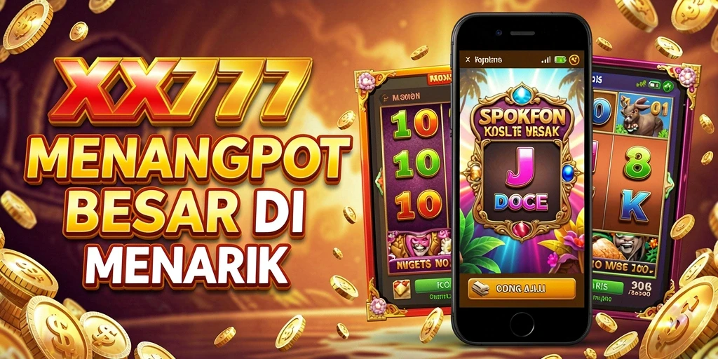 Tampilan menarik gameplay slot XXX777 dengan nuansa penuh warna.